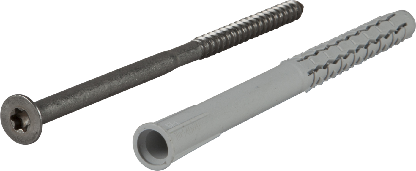 ESSVE GXL 404033 Fasadplugg Ø10 mm, TX40, A4, försänkt huvud 140 mm, 20-pack