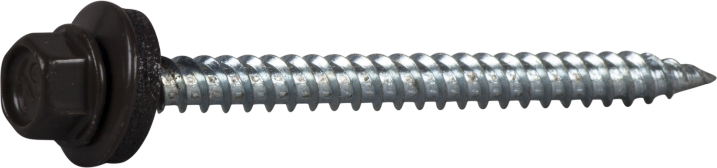 ESSVE 64504 Farmerskrue 4,8 x 63 mm, skarp spiss, 150-pakning Mørkebrun (RR32)