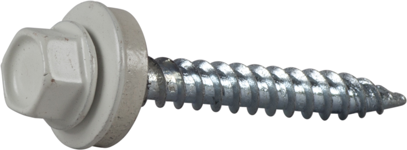 ESSVE 64305 Farmerskrue 4,8 x 38 mm, skarp spiss, 250-pakning Hvit (RR20)