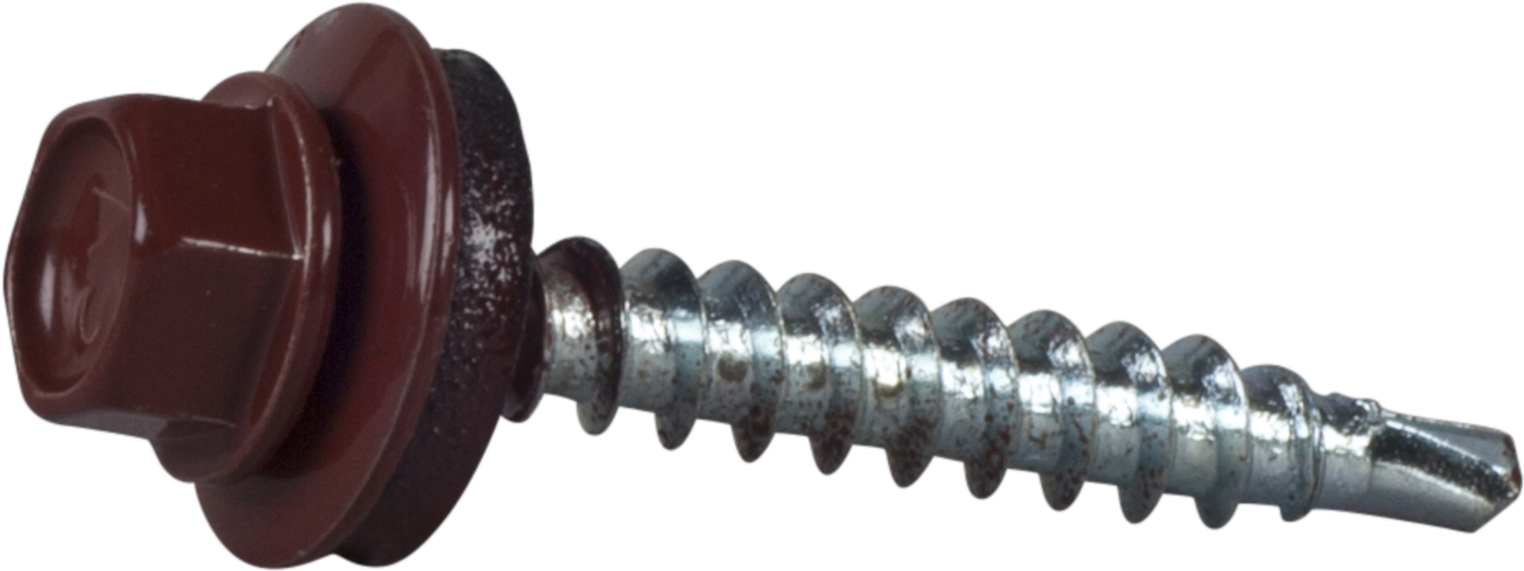 ESSVE 10563232 Farmarskruv 4,8 x 35 mm, borrspets, 2250-pack Tegelröd