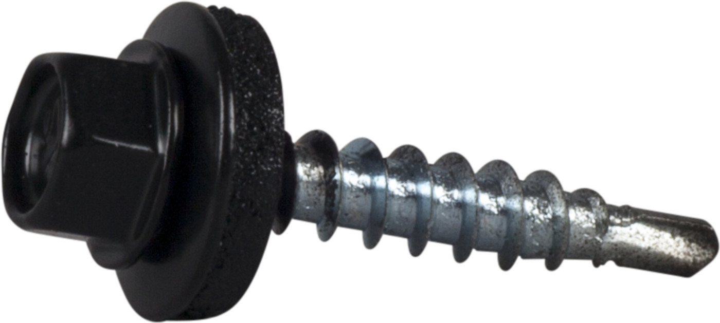 ESSVE 64917 Farmerskrue 4,8 x 28 mm, borspiss, 250-pakning Svart (RR33)