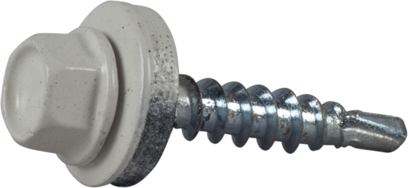 ESSVE 64905 Farmerskrue 4,8 x 28 mm, borspiss, 250-pakning Hvit (RR20)