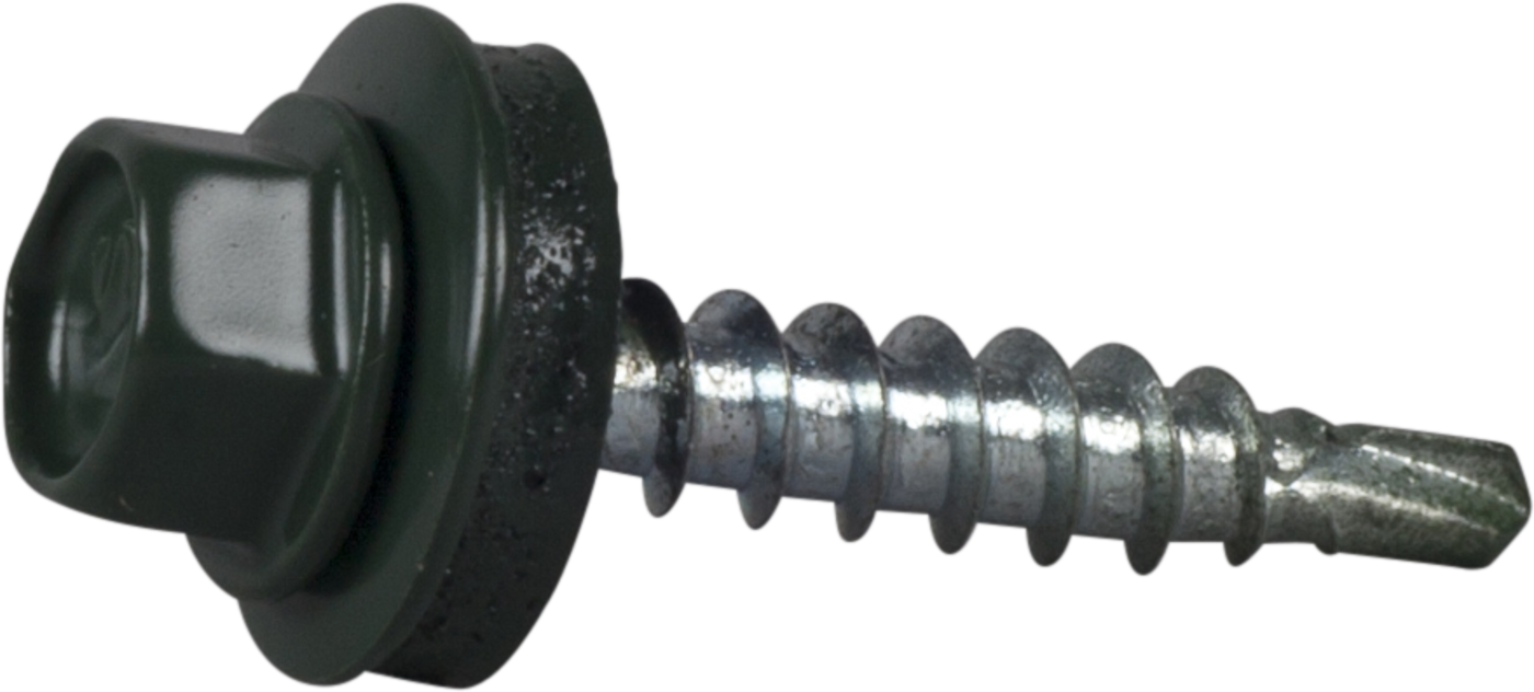 ESSVE 64903 Farmerskrue 4,8 x 28 mm, borspiss, 250-pakning Grønn (RR11)