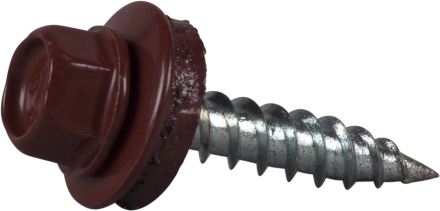 ESSVE 64223 Farmerskrue 4,8 x 25 mm, skarp spiss, 250-pakning RR29 (Rustrød)