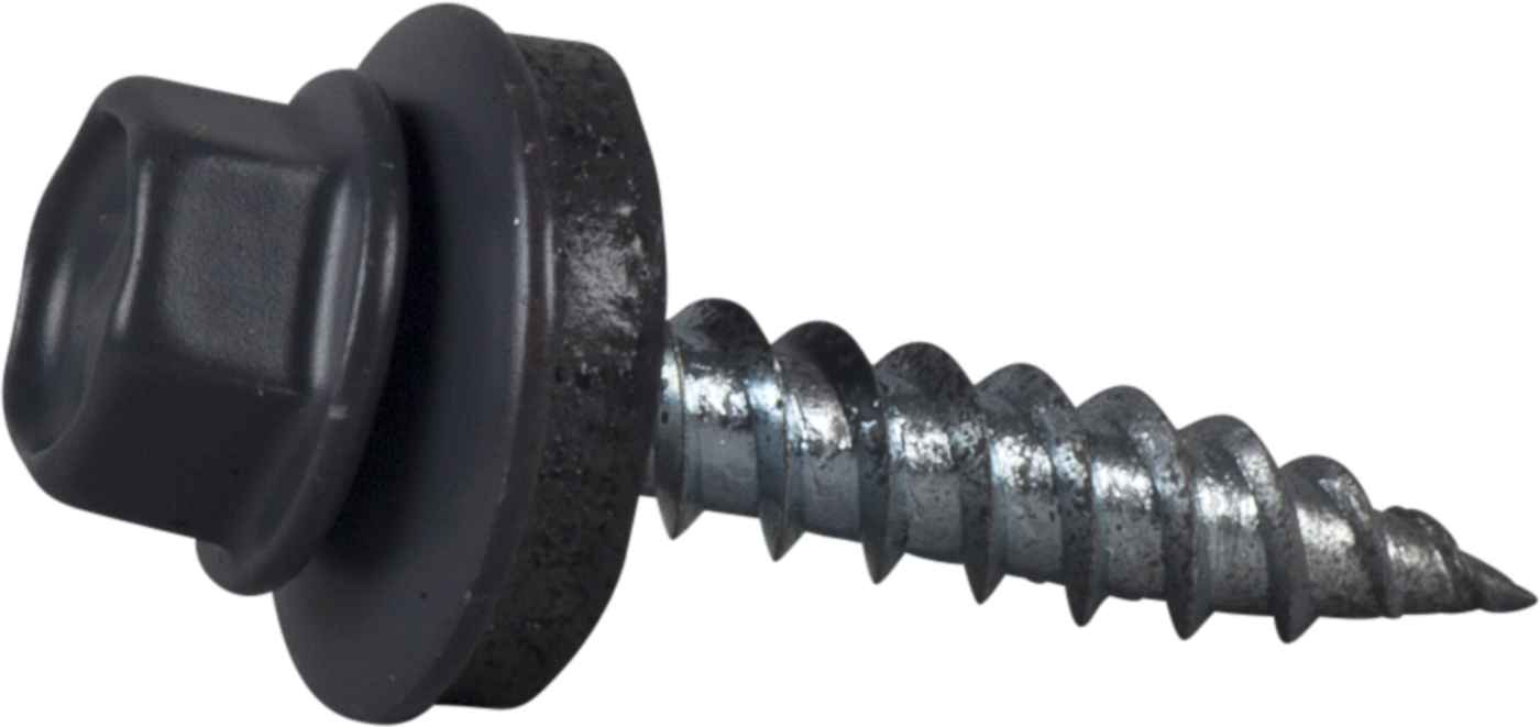 ESSVE 64211 Farmerskrue 4,8 x 25 mm, skarp spiss, 250-pakning RR23 (Mørkegrå)