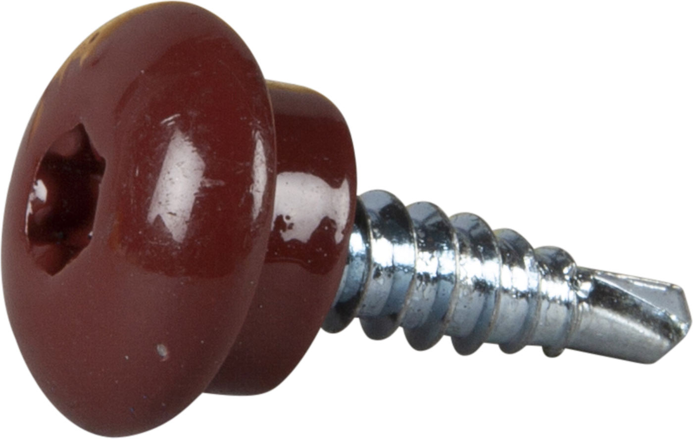 ESSVE 63258 Farmerskrue 4,8 x 20 mm, TX25, 250-pakning Rød