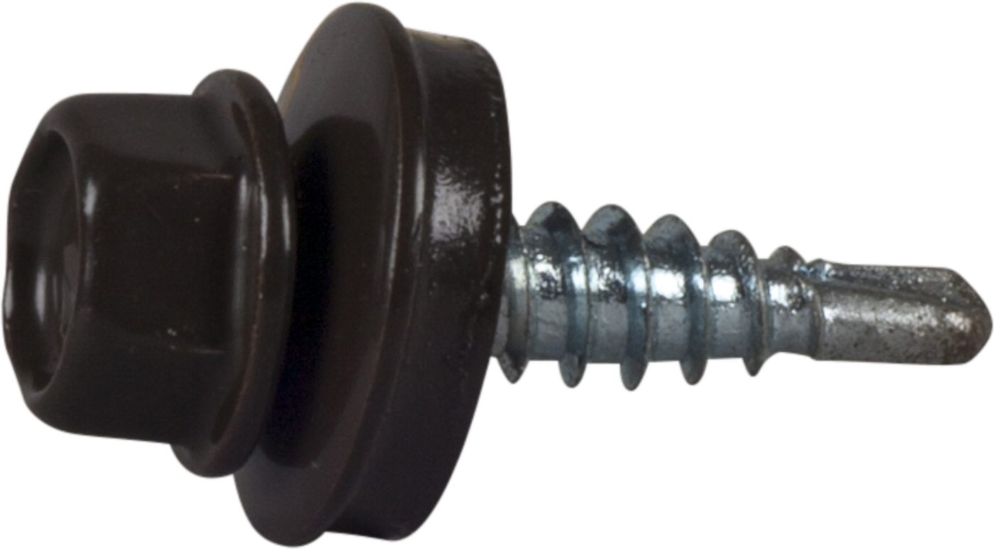 ESSVE 64973 Farmerskrue 4,8 x 20 mm, borspiss, 250-pakning RR32 (Mørkebrun)