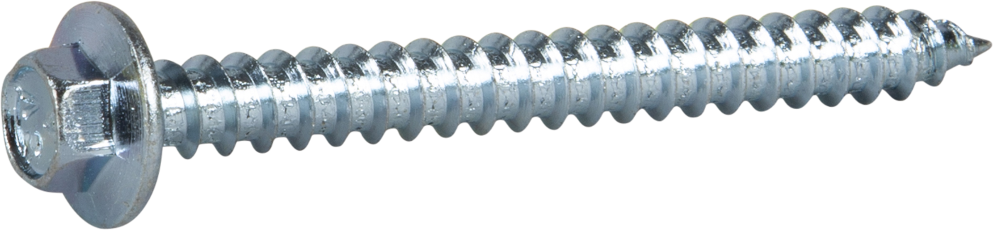 ESSVE 63338 Byggskrue med flens, sekskant, FZB, Ø 6,5 mm Ø 6,5 x 64 mm, 100-pakning