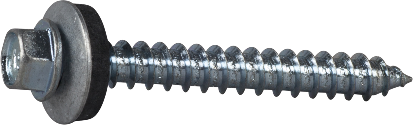 ESSVE 63039 Byggskrue med skive, sekskant, FZB, Ø 6,5 mm Ø 6,5 x 75 mm, 100-pakning