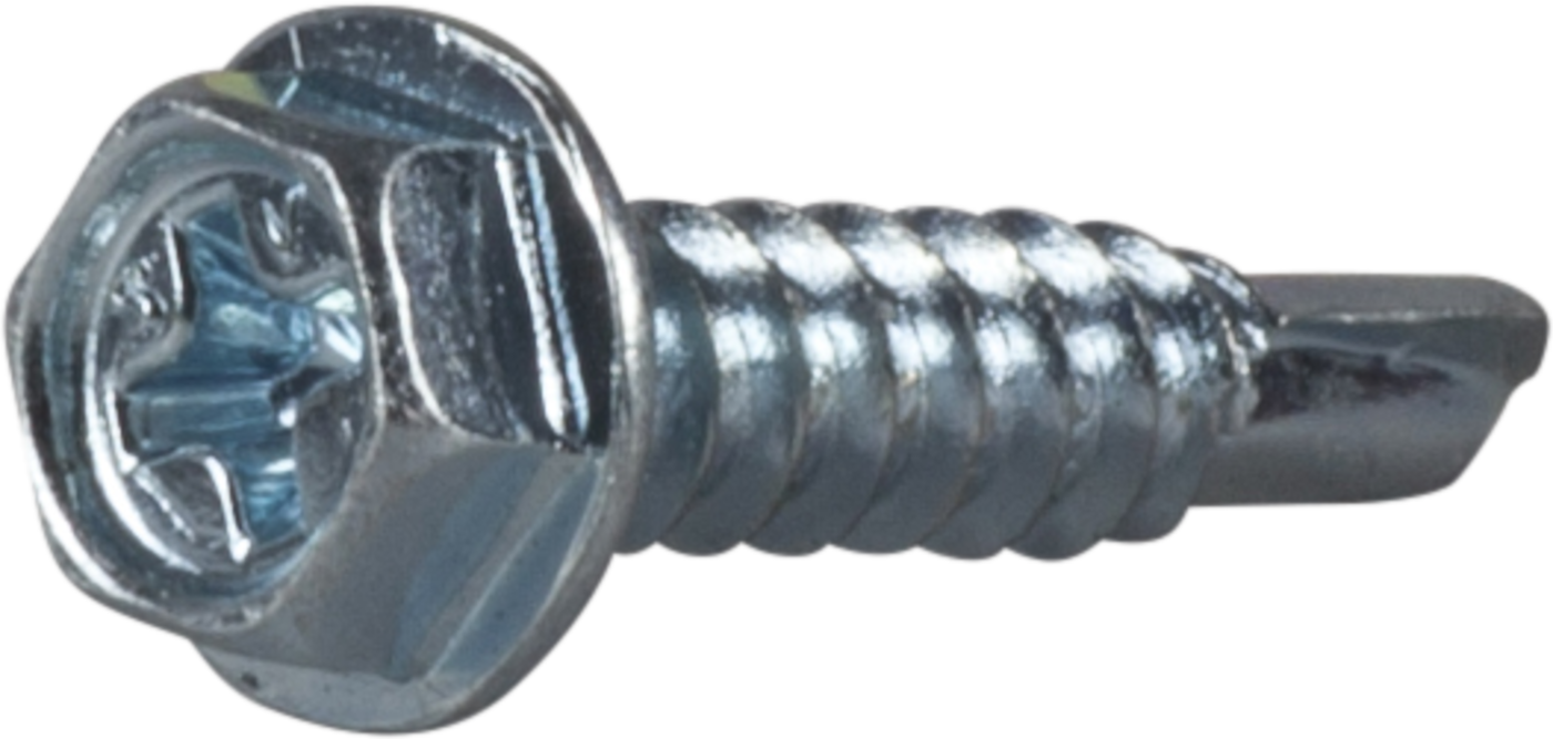 4,8X19 pladeskrue sekskant hoved med borespids elgalvaniseret - (500 stk.)