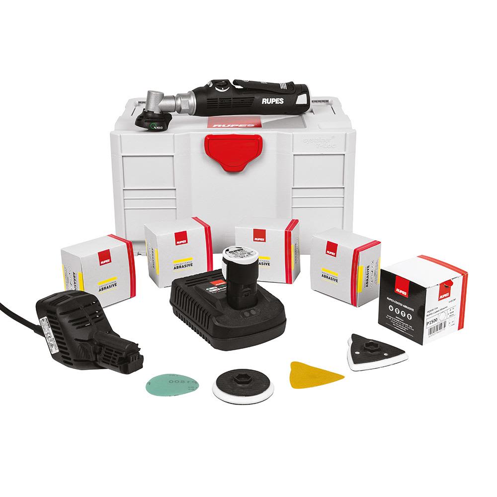 RUPES HQM83/BLX slipemaskin med batteri og lader