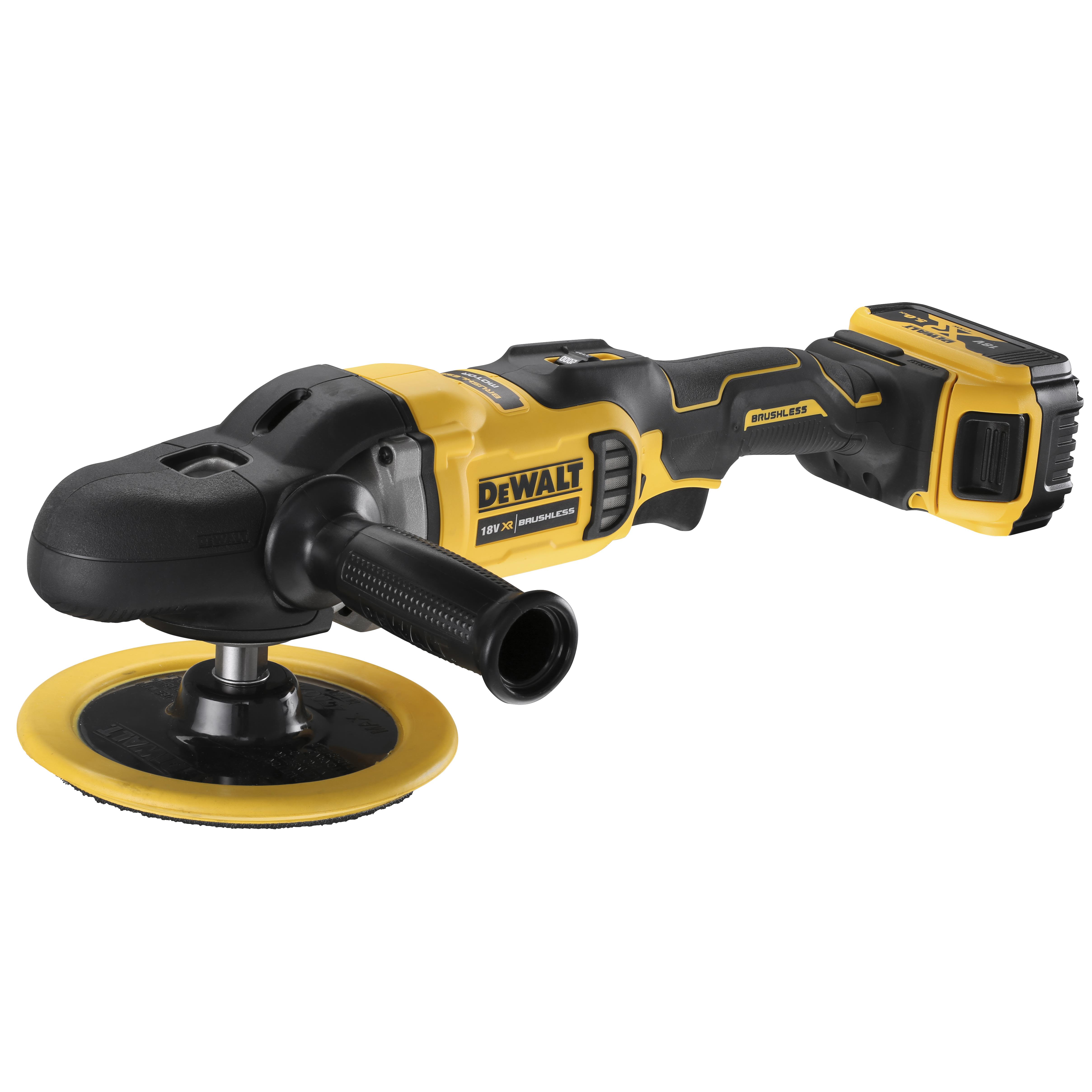 Dewalt DCM849P2-QW Polermaskin med batteri og lader