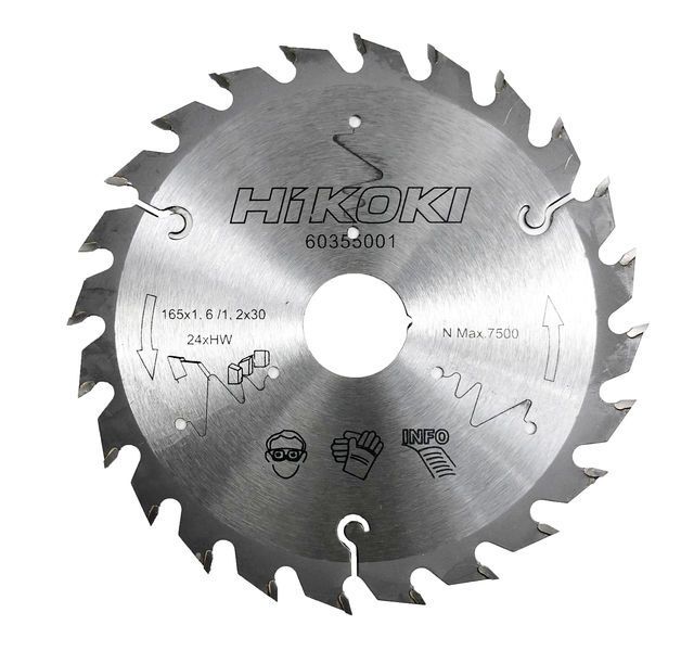 HiKOKI 60355001 Savklinge 165x30 mm, 24 tænder