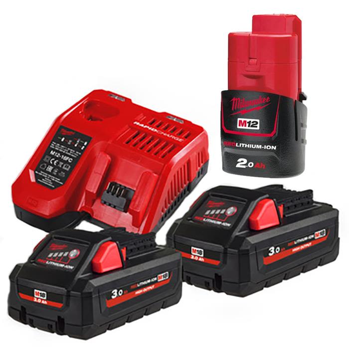 Milwaukee M18 HNRG-302 Laddpaket
