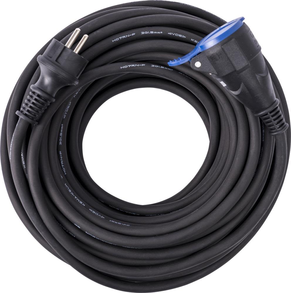Gelia H07RN-F Skjøteledning 1,5 mm², IP44 10 meter