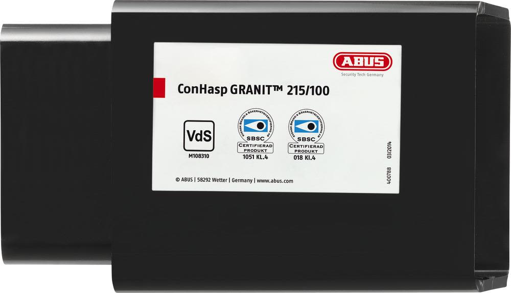 ABUS ConHasp GRANIT 215/100 37RK/70HB100 Containerlås med hänglås