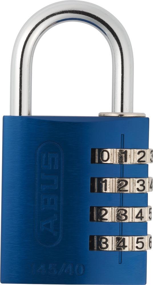 ABUS 145/40 Kombinationslås 40 mm, 4 rullar Blå