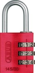 ABUS 145/30 Yhdistelmälukko 30 mm, 3 rullaa Sininen