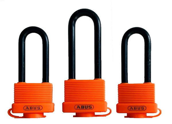 ABUS AquaSafe70IB Hänglås rostfritt, lika låsning, 3-pack