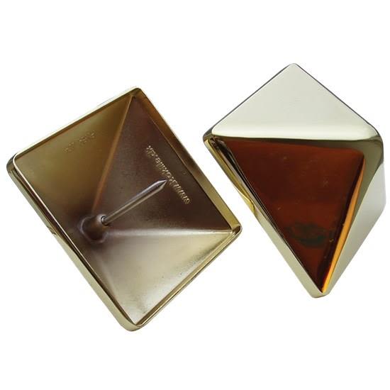 Kokille PYRA 130 Mässingtopp 2-pack 42,2x130x130 mm