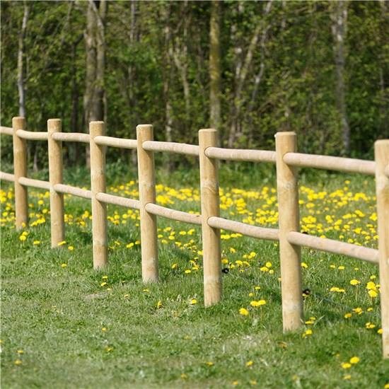 Hortus Komplett Häststängsel tryckimpregnerat trä 80 meter