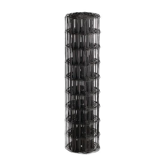 Hortus 106-472 Villastängsel svart, utan PVC 0,9x25 m