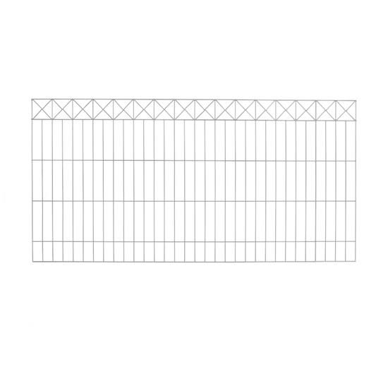 Hortus 111-380 Panelstängsel grå