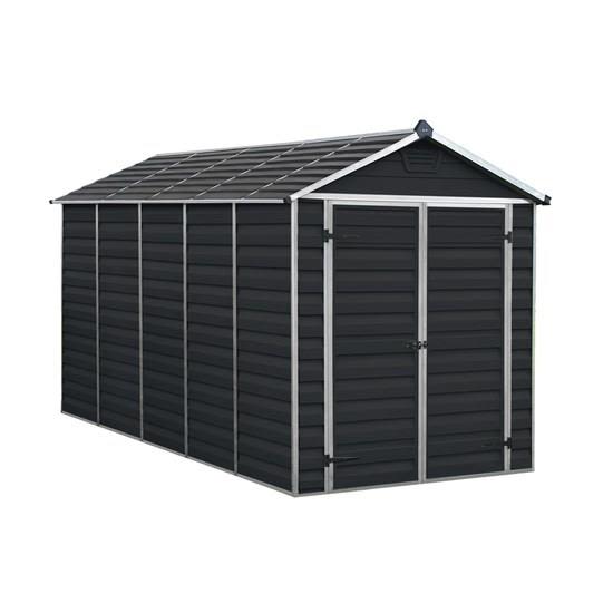 Palram Canopia Pent Skylight Skjul midnattsgrå 7,0 m2