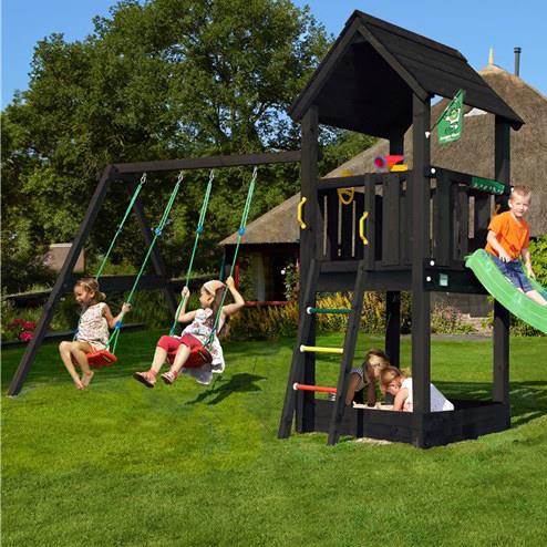 Jungle Gym Club Lektorn med gunga och rutschkana