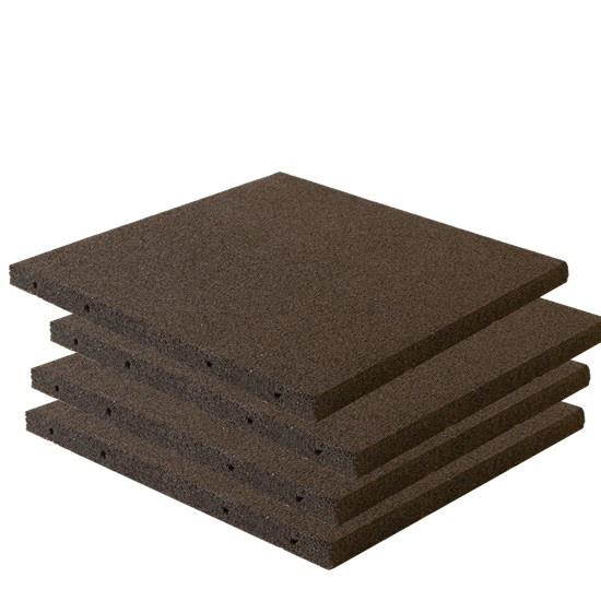 Nordic Play 810-176 Gummikakel 120-pack, 500x500x30 mm Svart