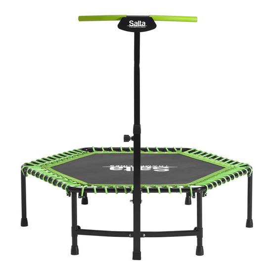 Salta Fitness Trampolin med handtag Grön