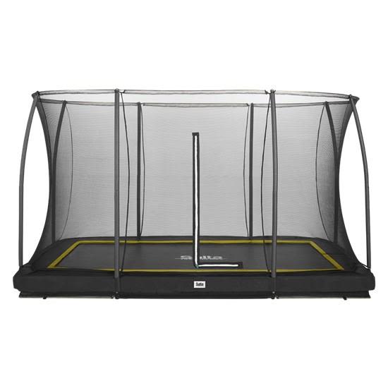 Salta Comfort Edition Inground Trampolin svart, med säkerhetsnät 244x366, rektangulär