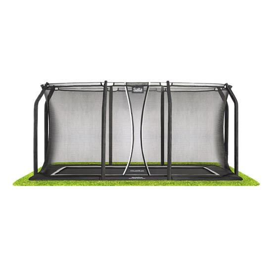 Salta Royal Baseground Studsmatta 214x305 cm, svart, med säkerhetsnät