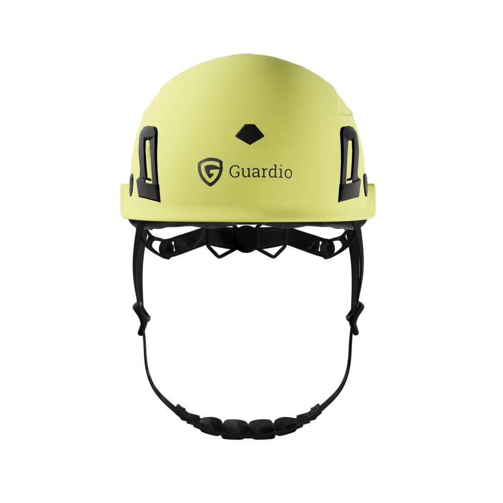 Guardio ARM210 Skyddshjälm ventilerad Gul (flourecerad)