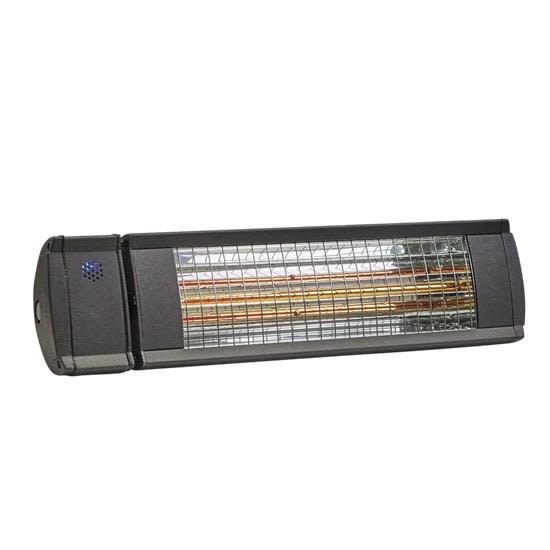 HEAT1 ECO High-line Terrassvärmare 1500 W Titanium