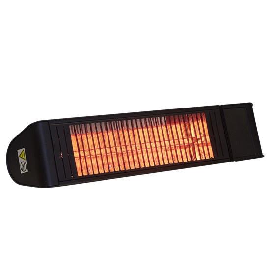 HEAT1 ECO Pro-line Terrassvärmare 2000 W, svart