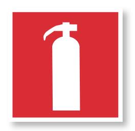 UniGraphics 6705506 Skylt handbrandsläckare, 200 x 200 mm
