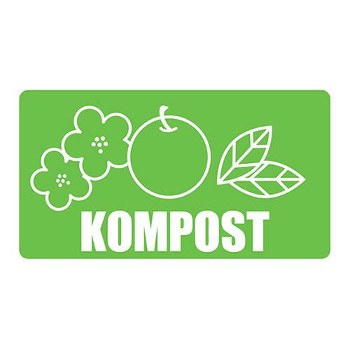 UniGraphics 3124126 Dekal kompost, 180 x 100 mm