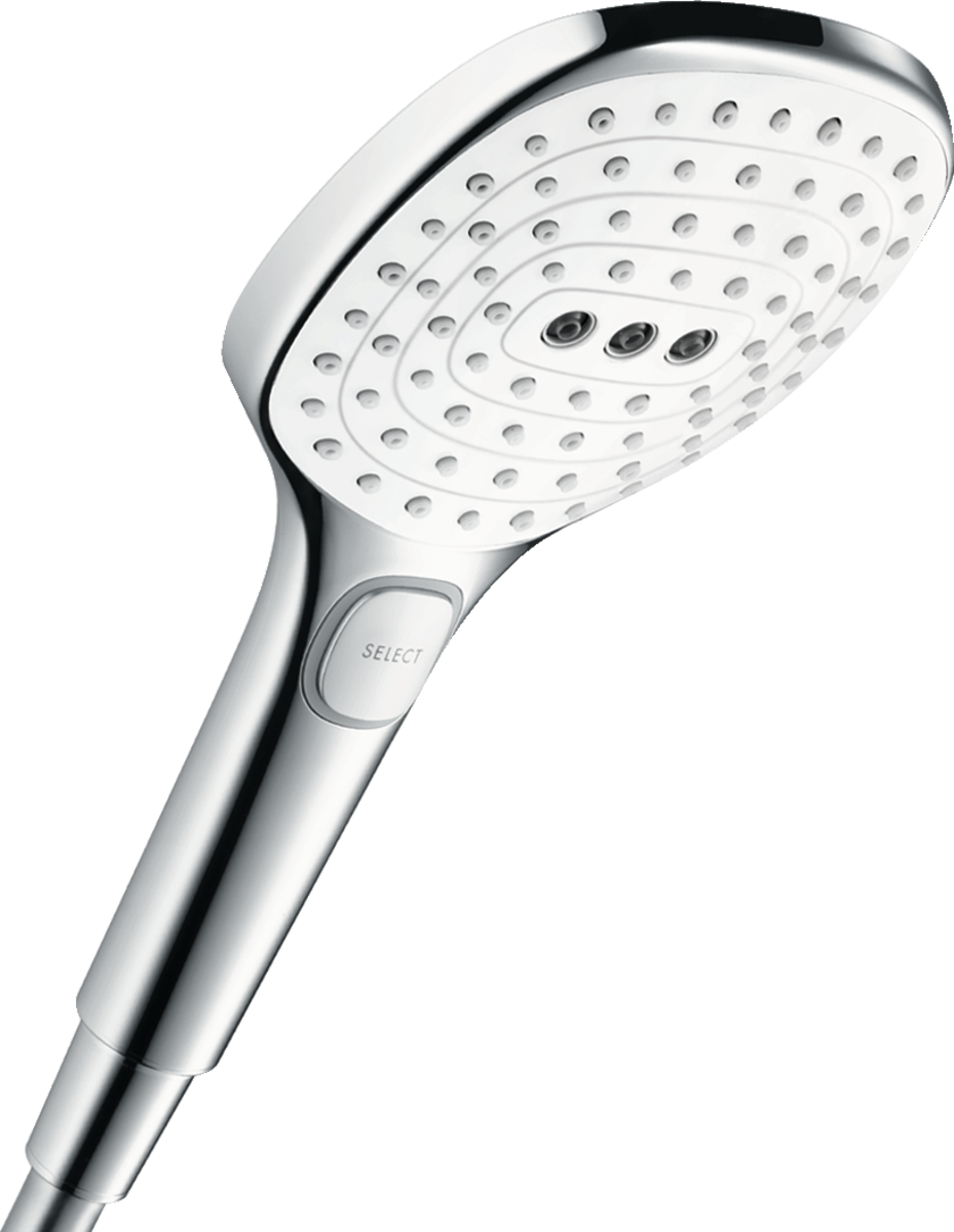 Hansgrohe Raindance Select E Handdusch 120 mm, krom/vit