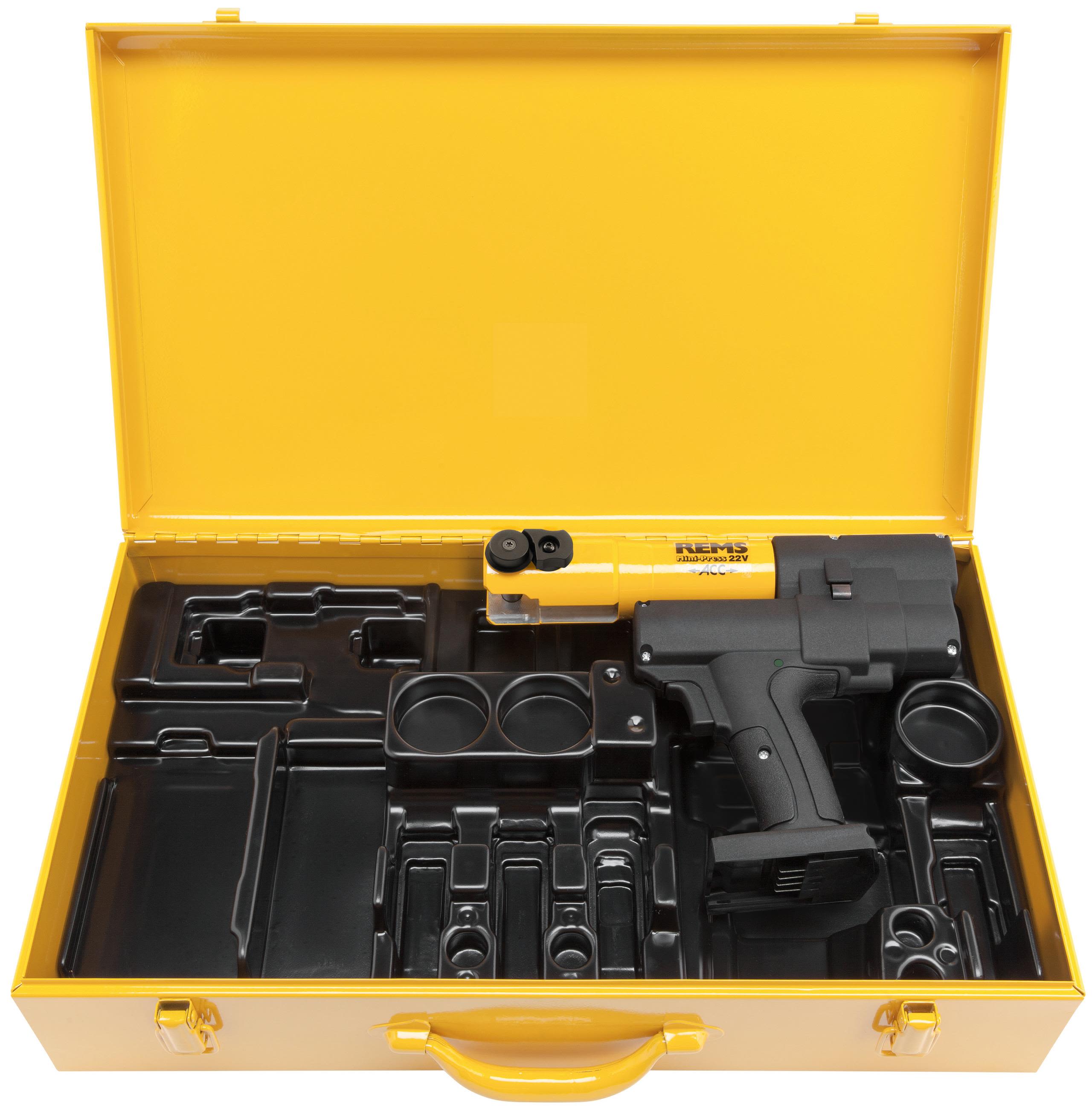 REMS Mini-Press 22 V ACC Pressmaskin med väska, utan batteri och laddare