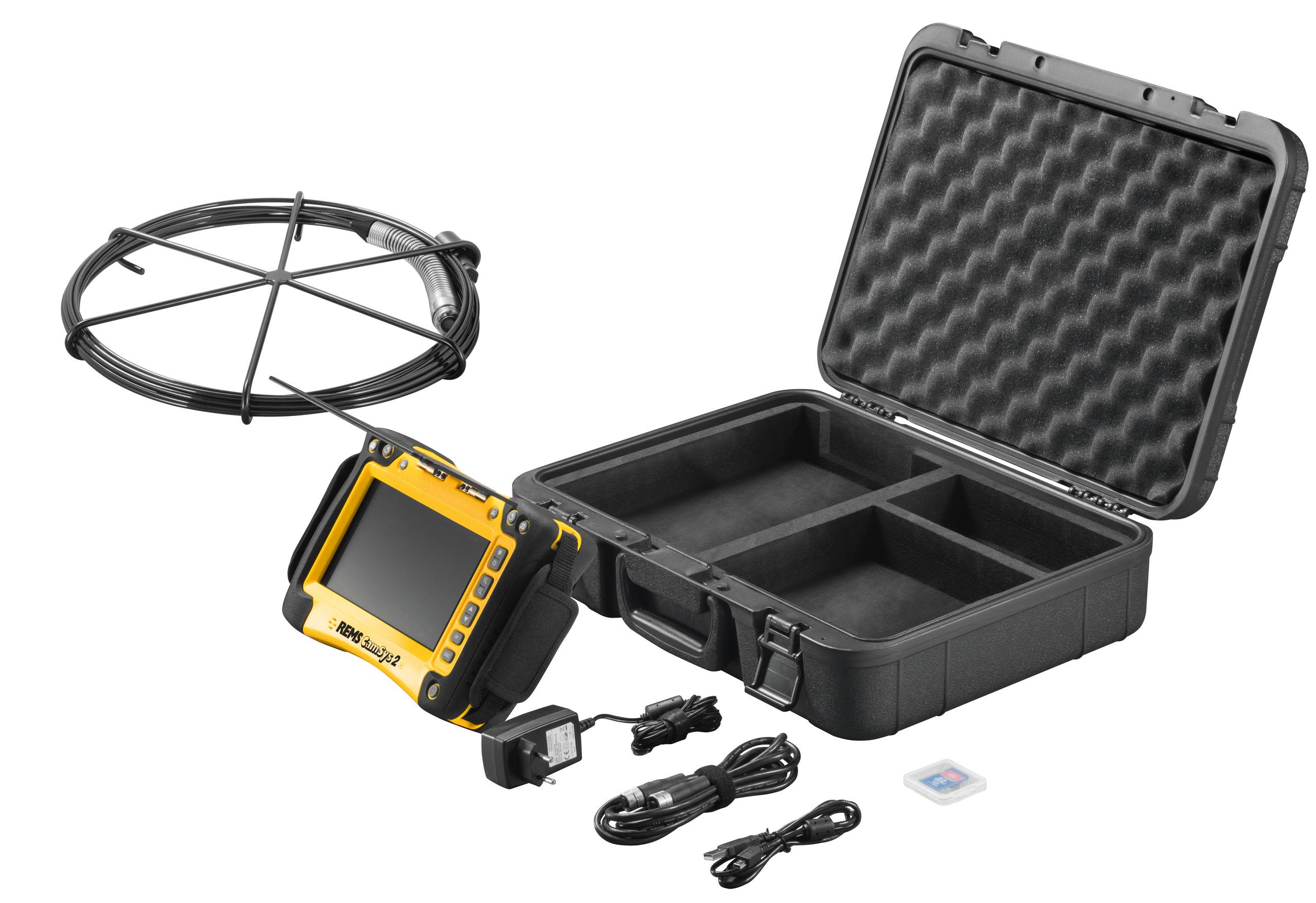 REMS CamSys 2 Set S-Color Inspeksjonskamera med 10 m skyvekabel