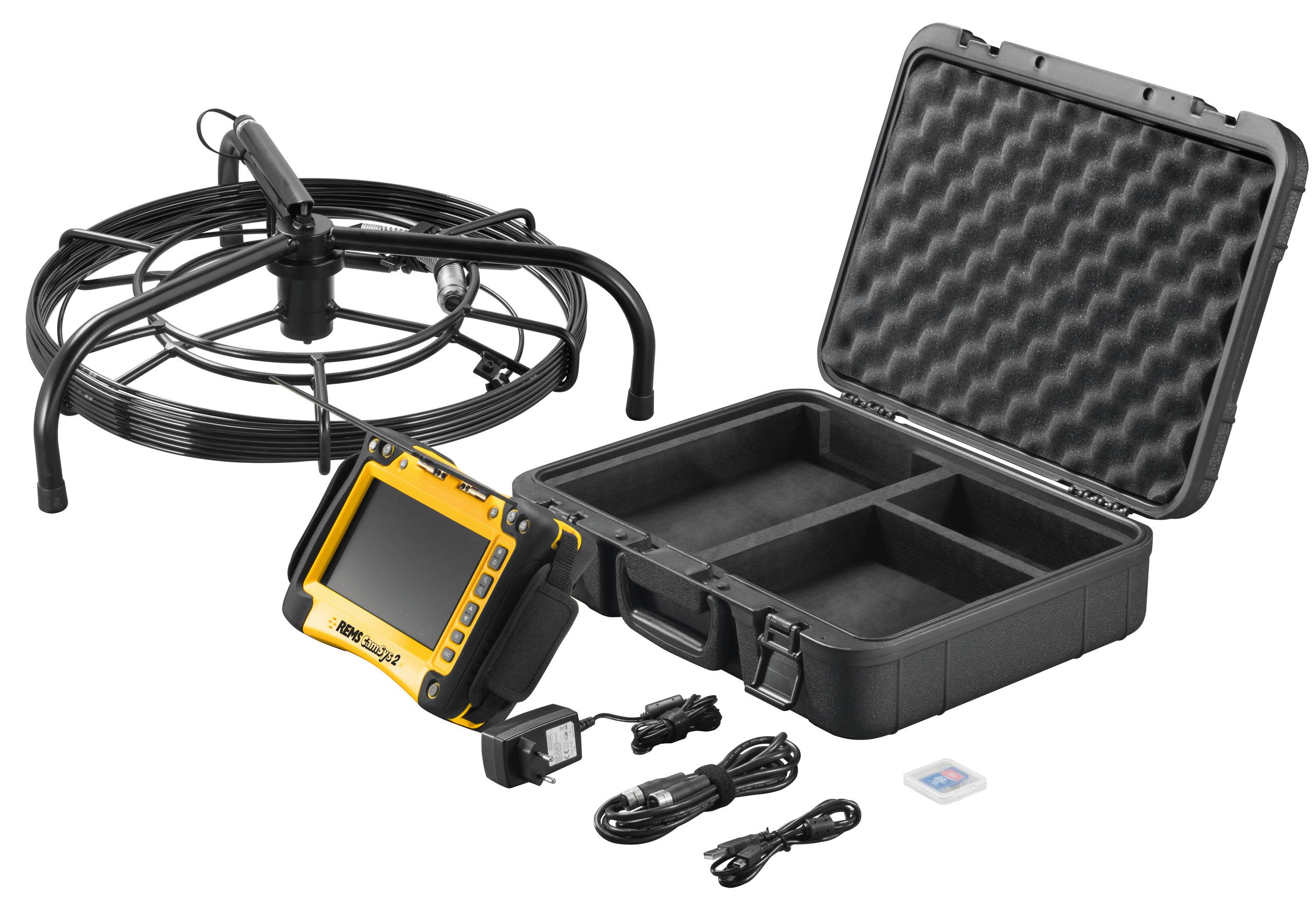REMS CamSys 2 Set S-Color Inspeksjonskamera med 20 m skyvekabel
