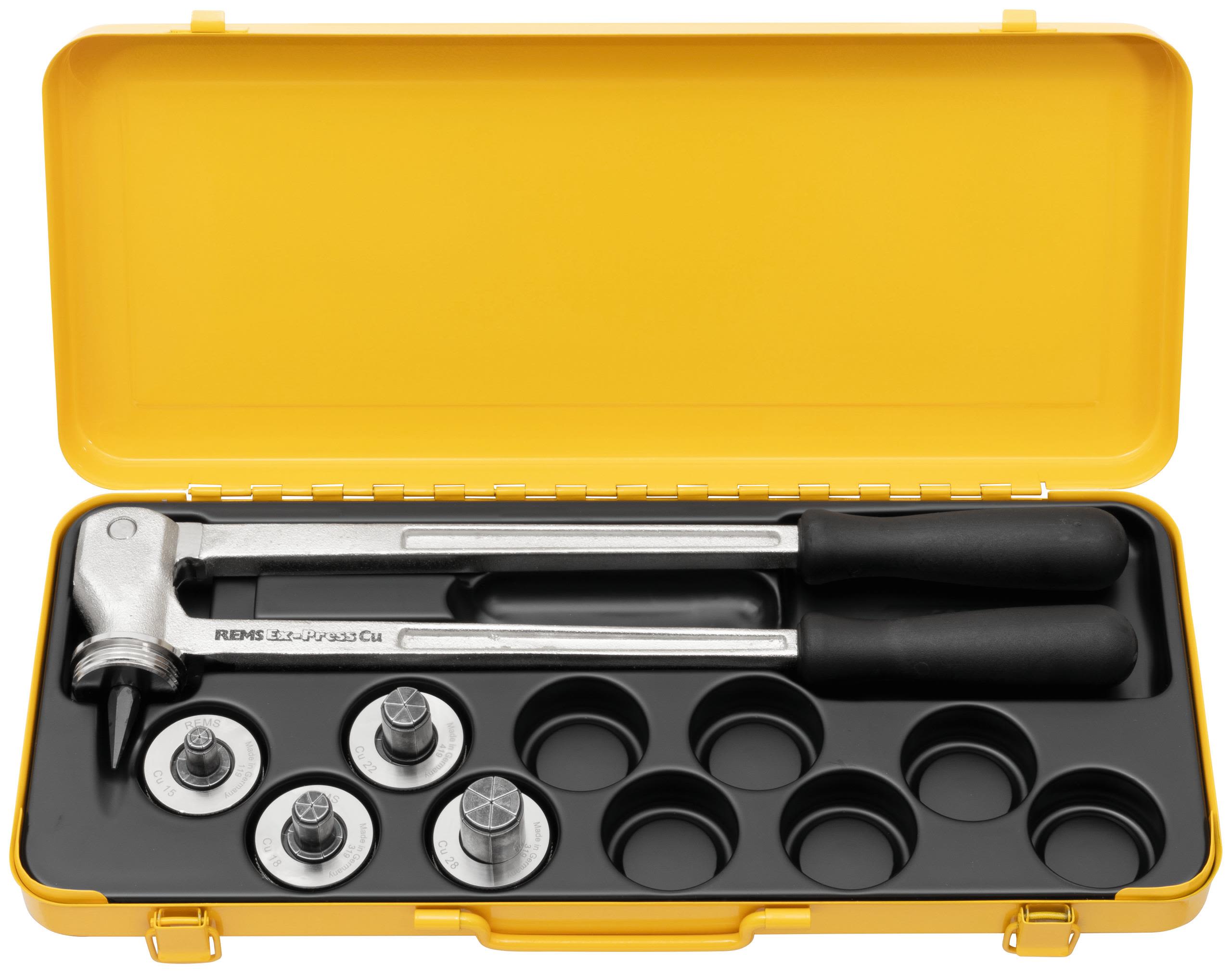 REMS Ex-Press Cu Set Rörexpander 15, 18, 22 och 28 mm