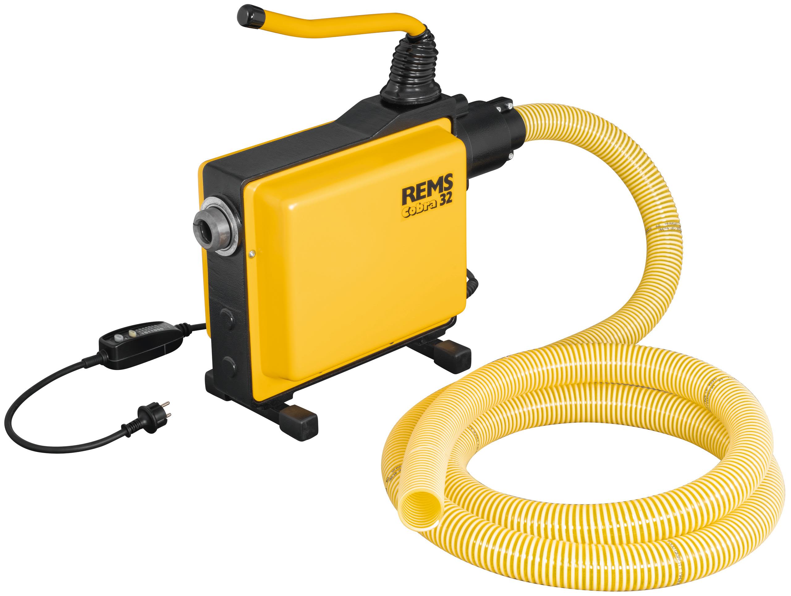 REMS Cobra 32 Rørrensemaskin med beskyttelsesslange, 230 V