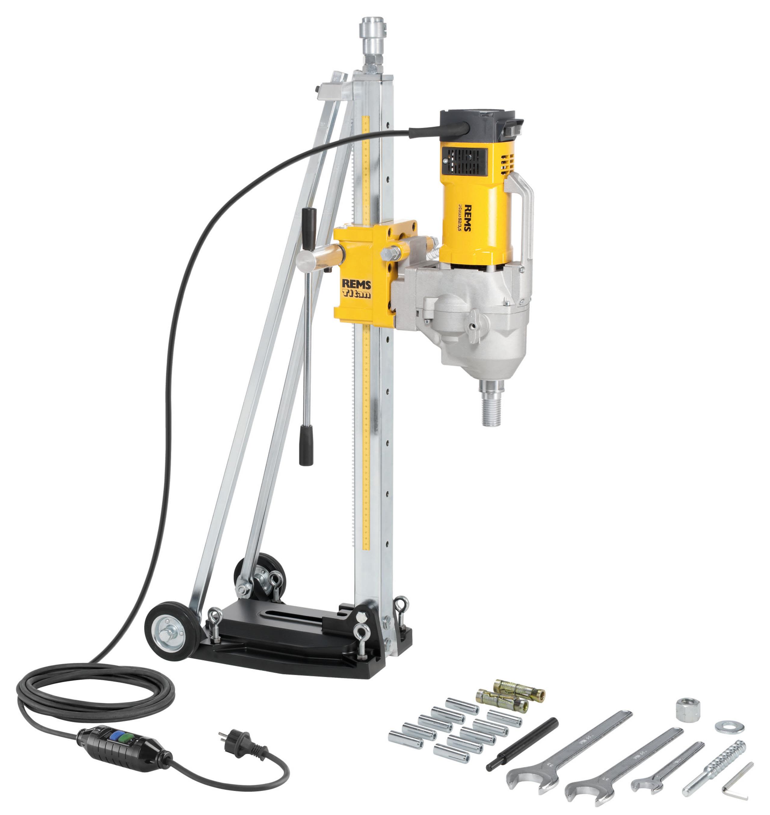 REMS Picus S2/3,5 Set Titan Diamantborrmaskin med borrstativ, 3420W