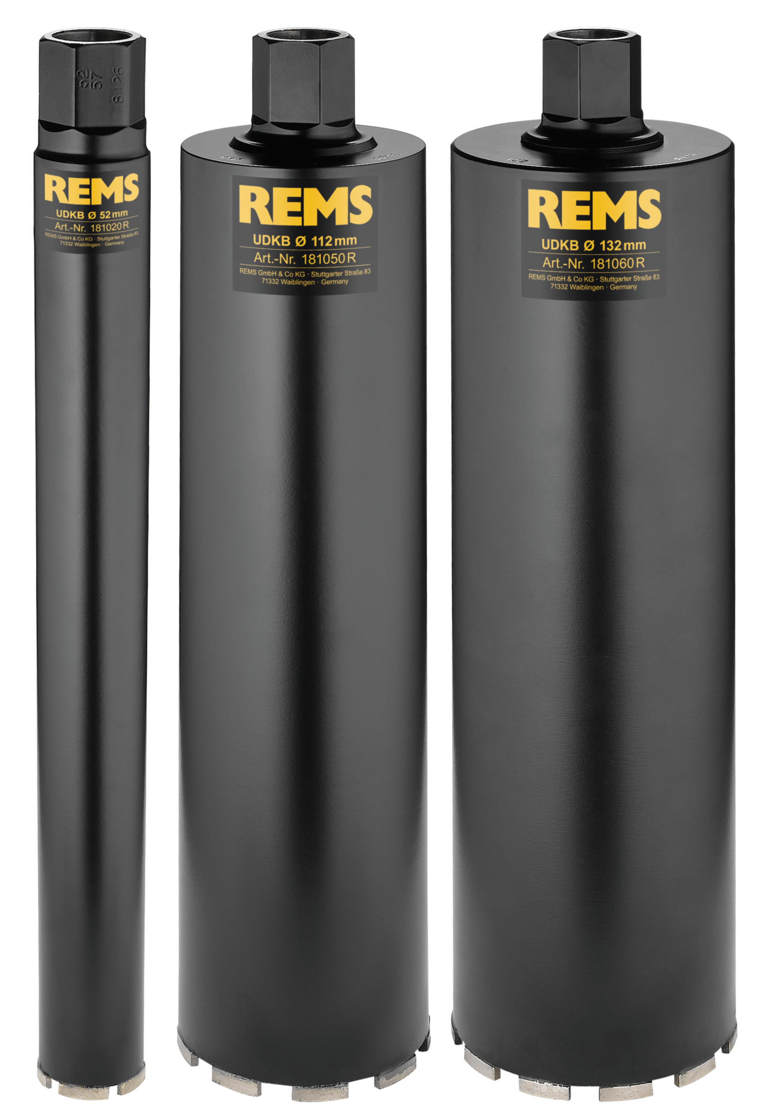 REMS 181102 R Diamantkärnborr 52-112-132 mm