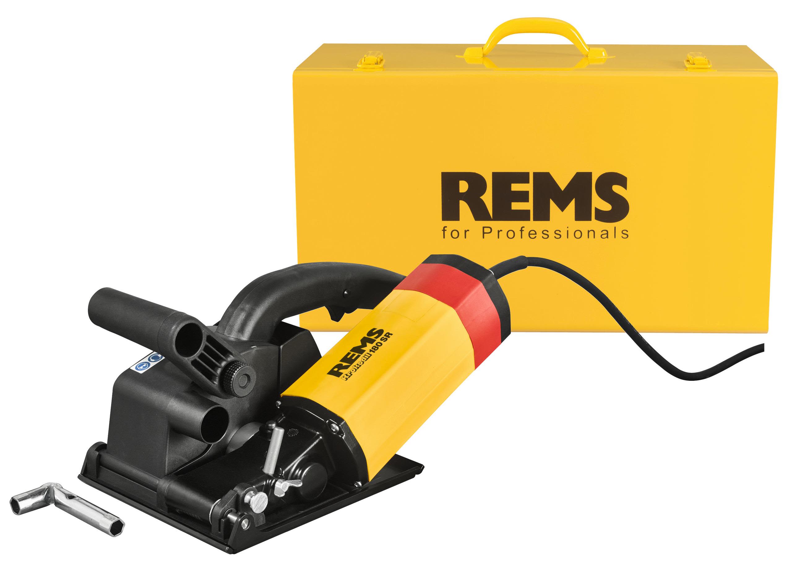 REMS Krokodil 180 SR Kappemaskin med koffert, 2000 W