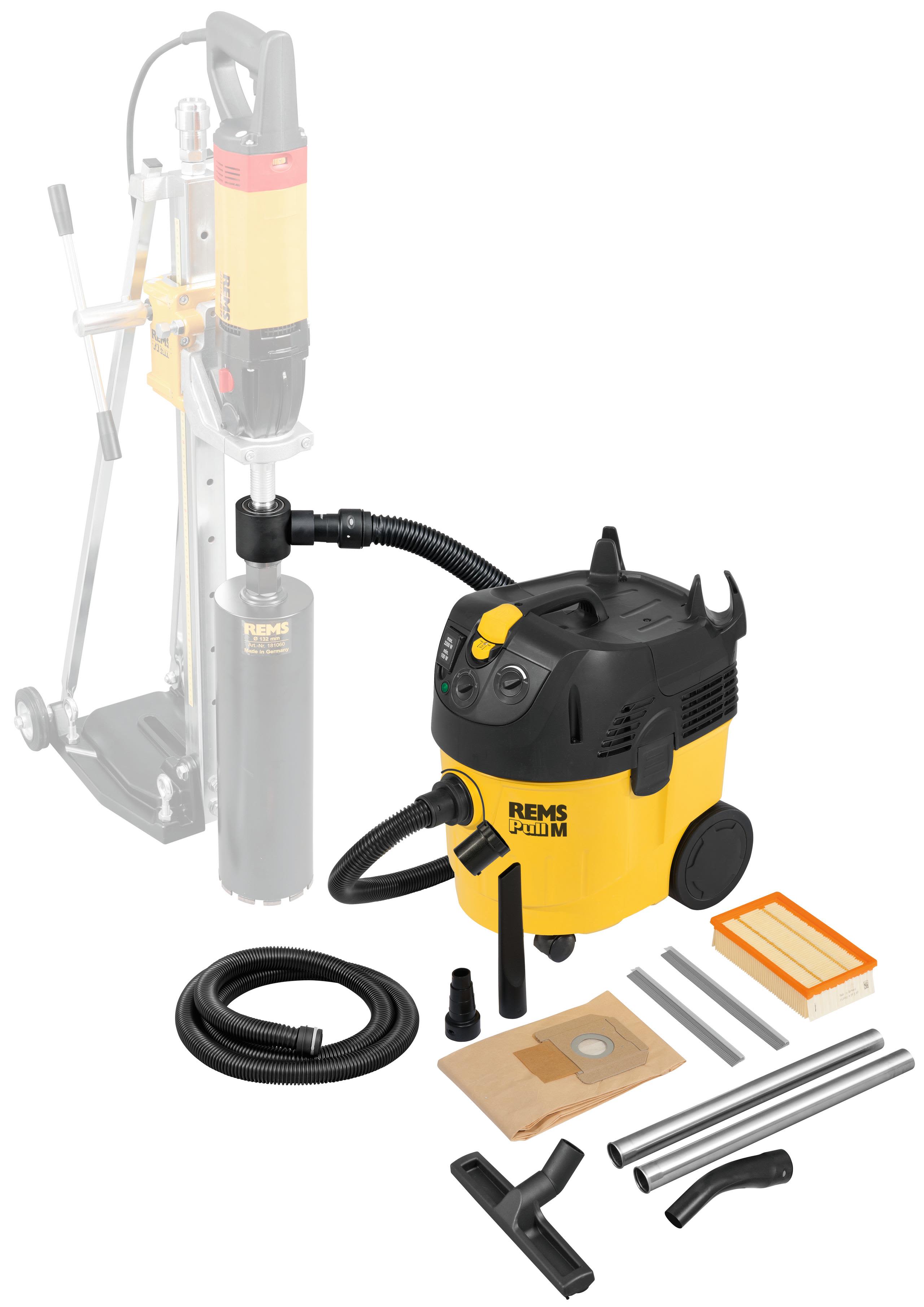REMS Pull M Grovdammsugare med sugrotor, 1200 W, M-klass