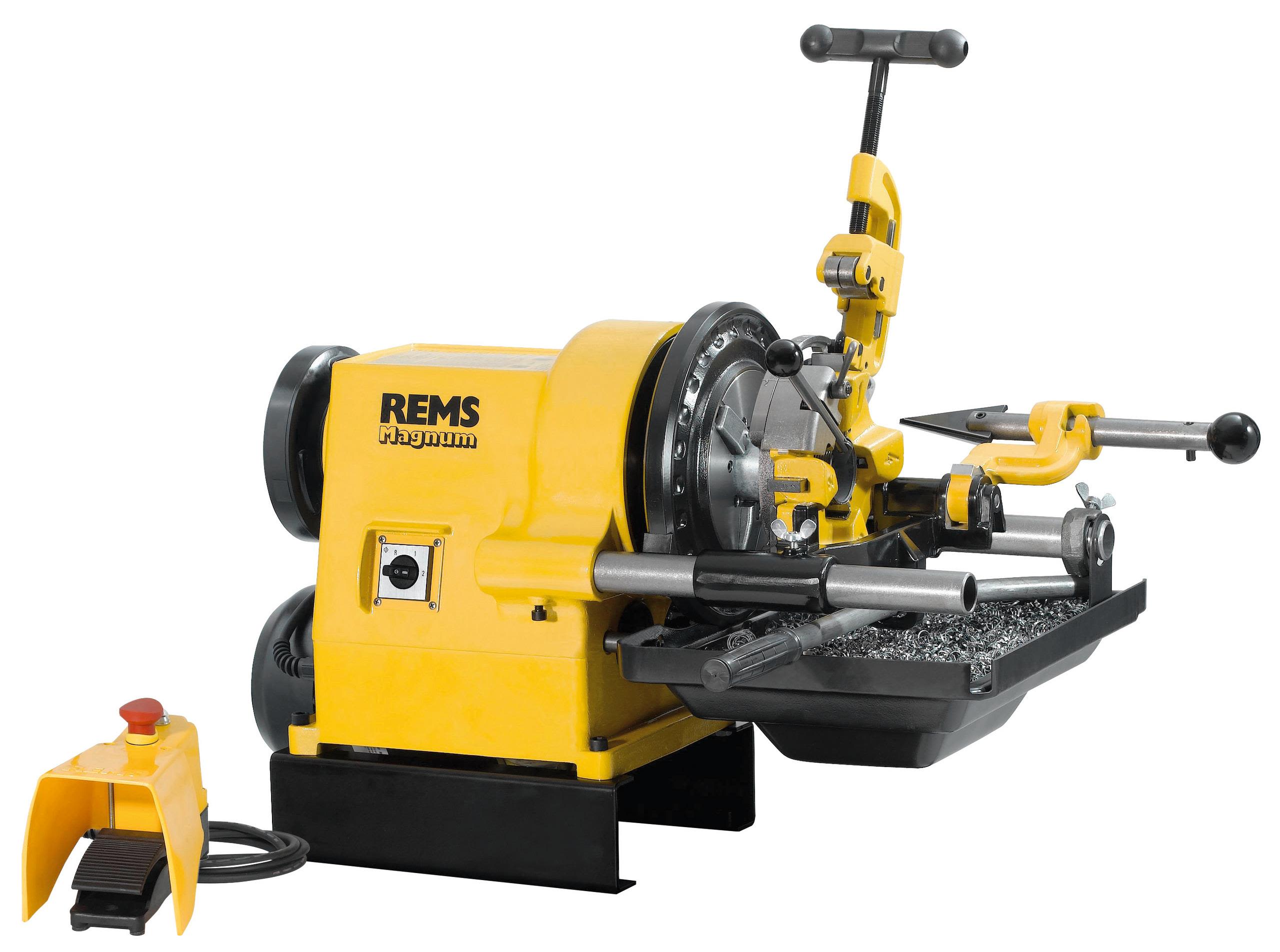REMS Magnum 2010 L-T Gängmaskin gänghuvuden R 1/2-2