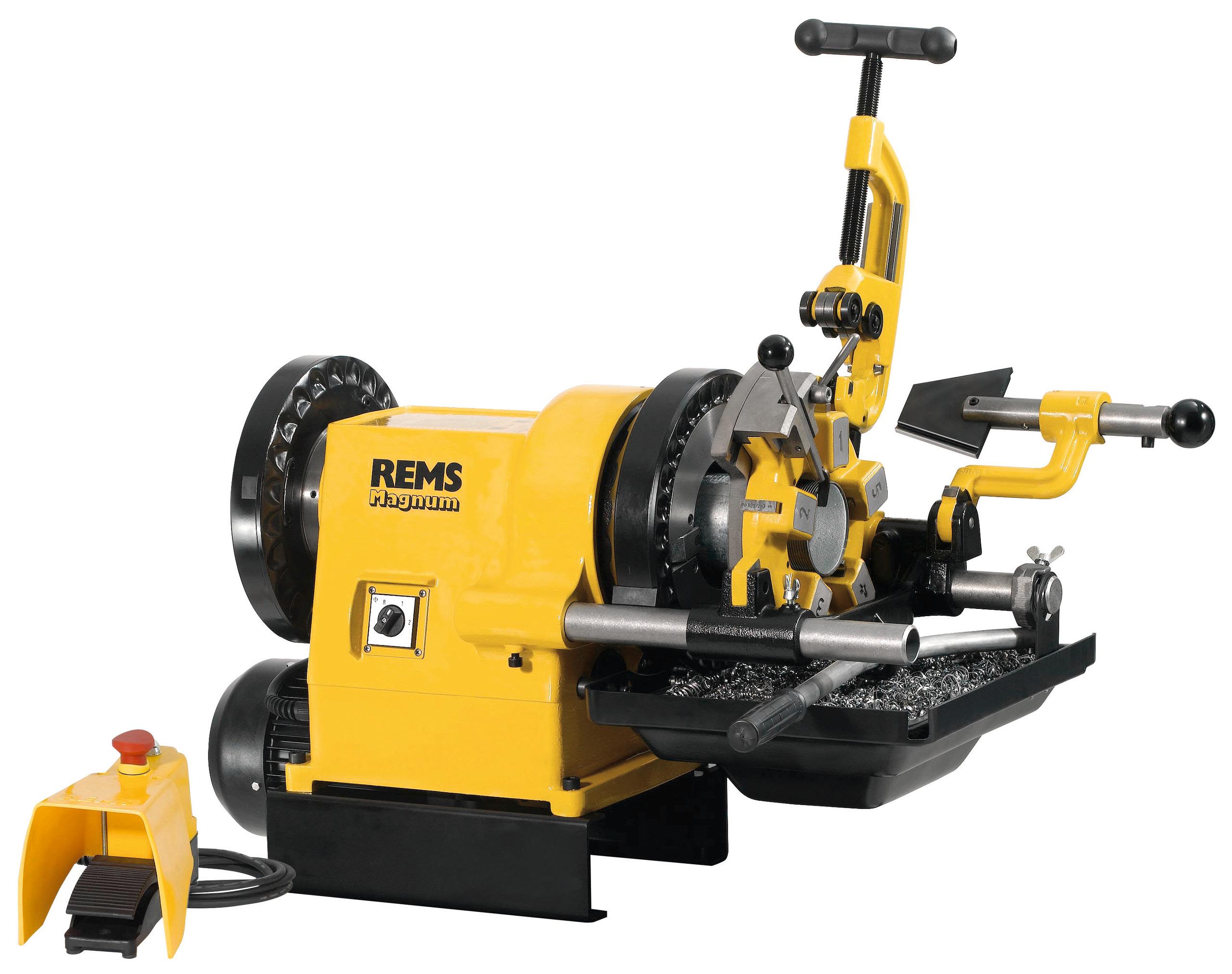 REMS Magnum 3010 L-T Gängmaskin gänghuvuden R 2 1/2-3